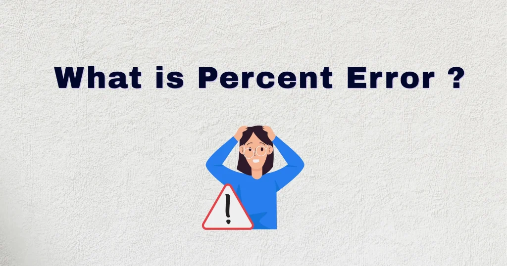 Percent error