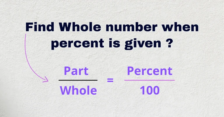 how to find the whole